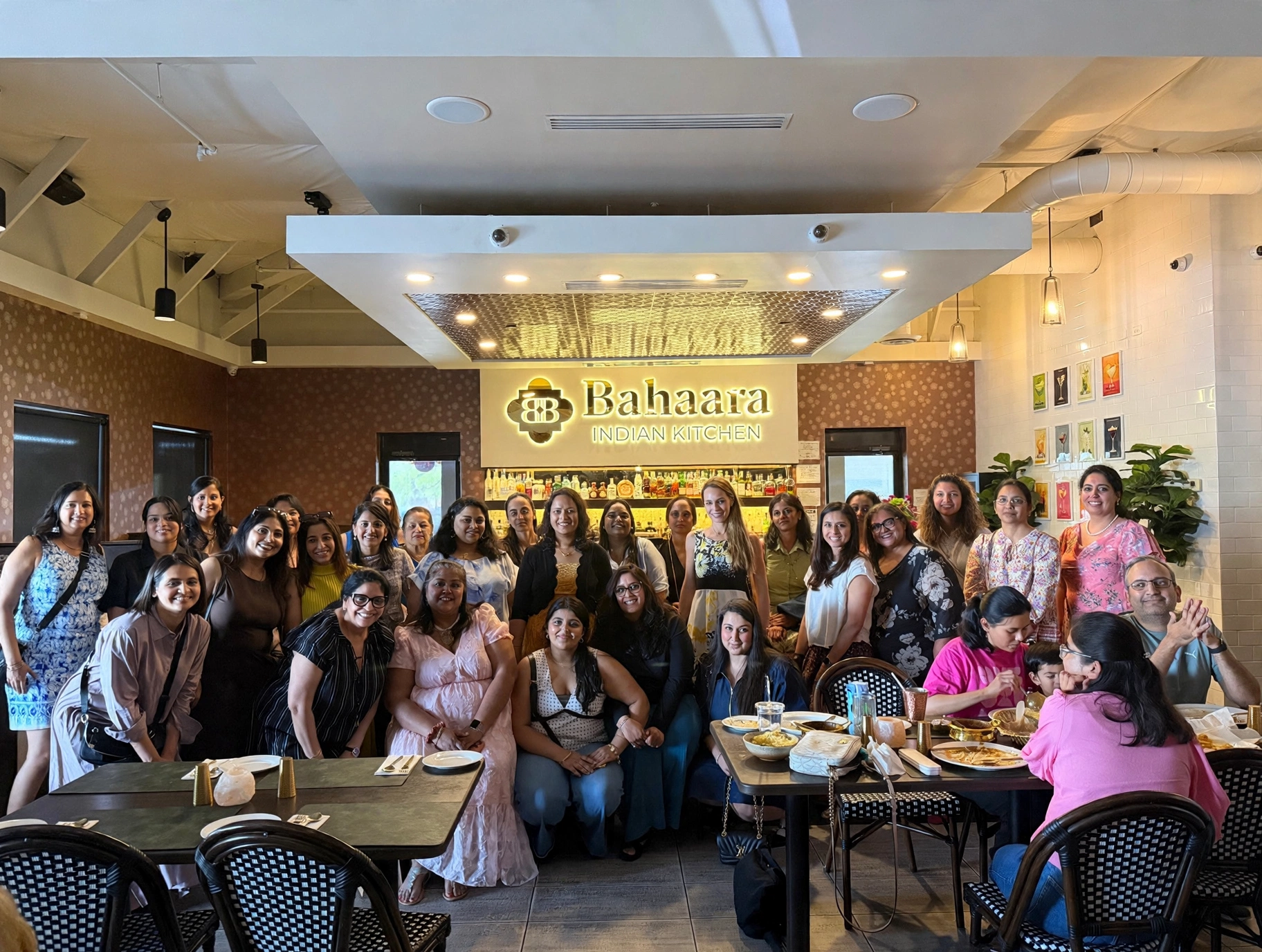 NAARI South Asian women's community gathered together at Bahaara Indian Kitchen