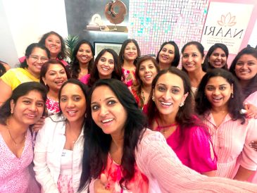 NAARI Indian women's group smiling together in Phoenix